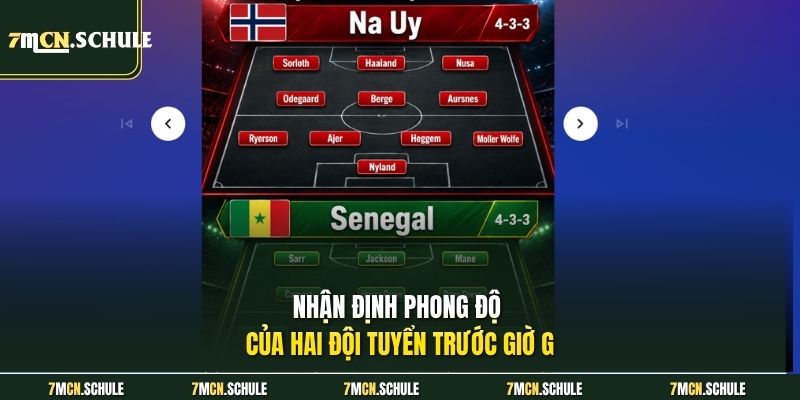Nhận định phong độ của hai đội tuyển trước giờ G 